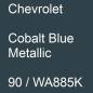 Preview: Chevrolet, Cobalt Blue Metallic, 90 / WA885K.